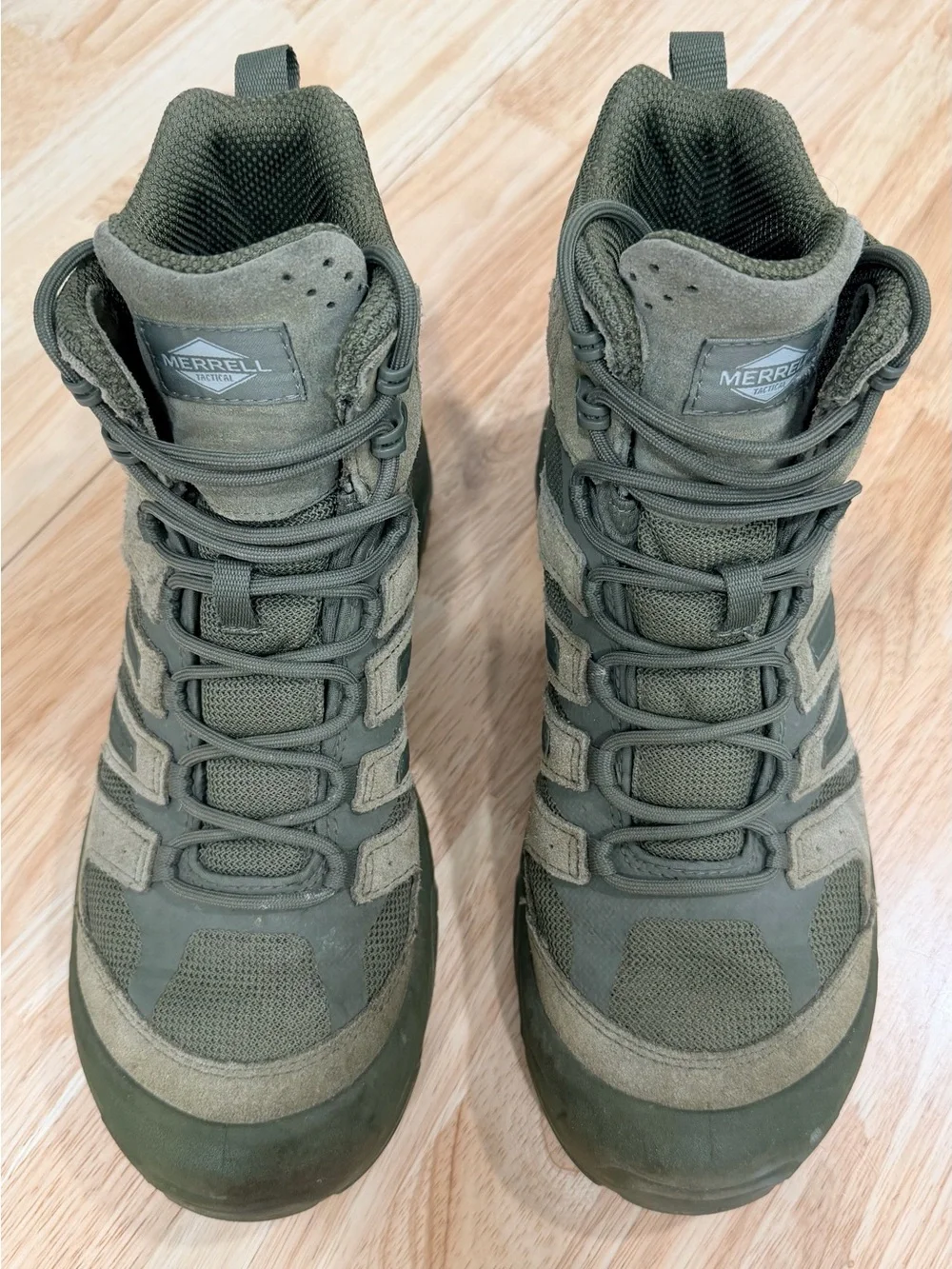 Merrell Men's Hiking Shoes in Olive and Tan
